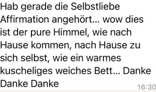 Feedback einer Free Mind Teilnehmerin